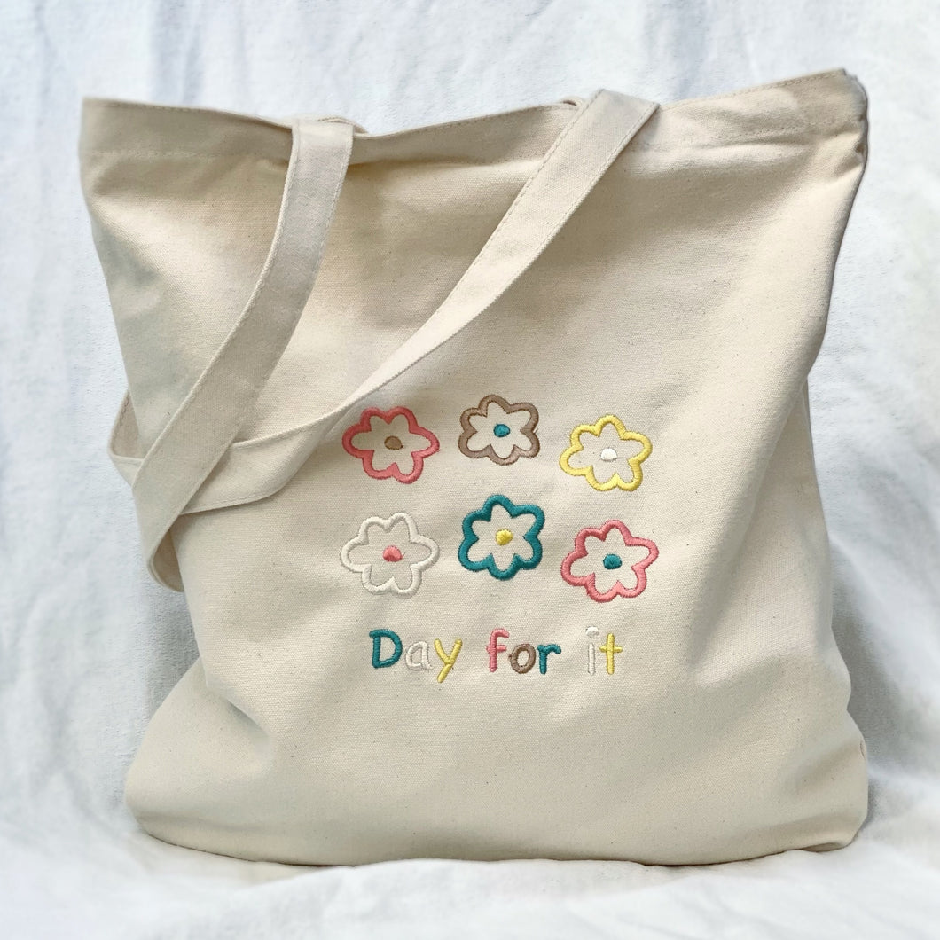 Day for it Tote Bag // Rainbow