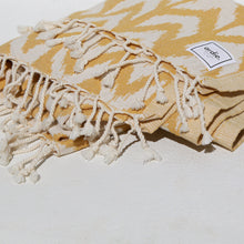 Load image into Gallery viewer, Vava Turkish Towel // Yellow
