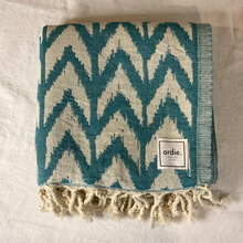 Load image into Gallery viewer, Vava Turkish Towel // Teal

